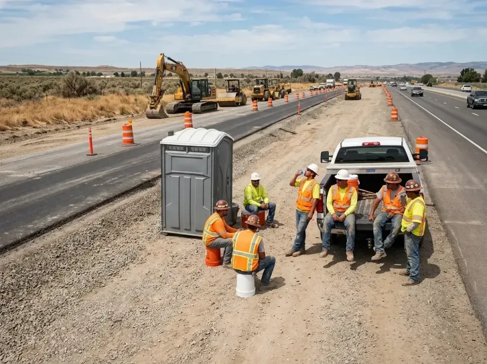 highway-road-construction-crew-007 — frequently asked questions, Porta Potty and Restroom Rentals in Rockville, CT